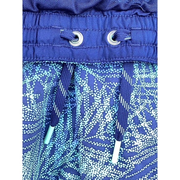 Land’s End Men's 2XL Volley 9"Board Shorts Swim Trunks Blue Green Floral - Picture 7 of 16